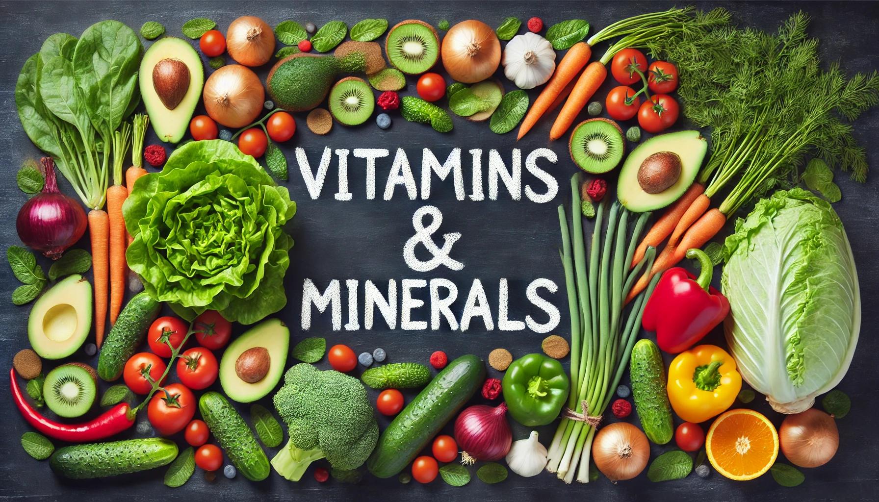 deficitului de vitamine și minerale