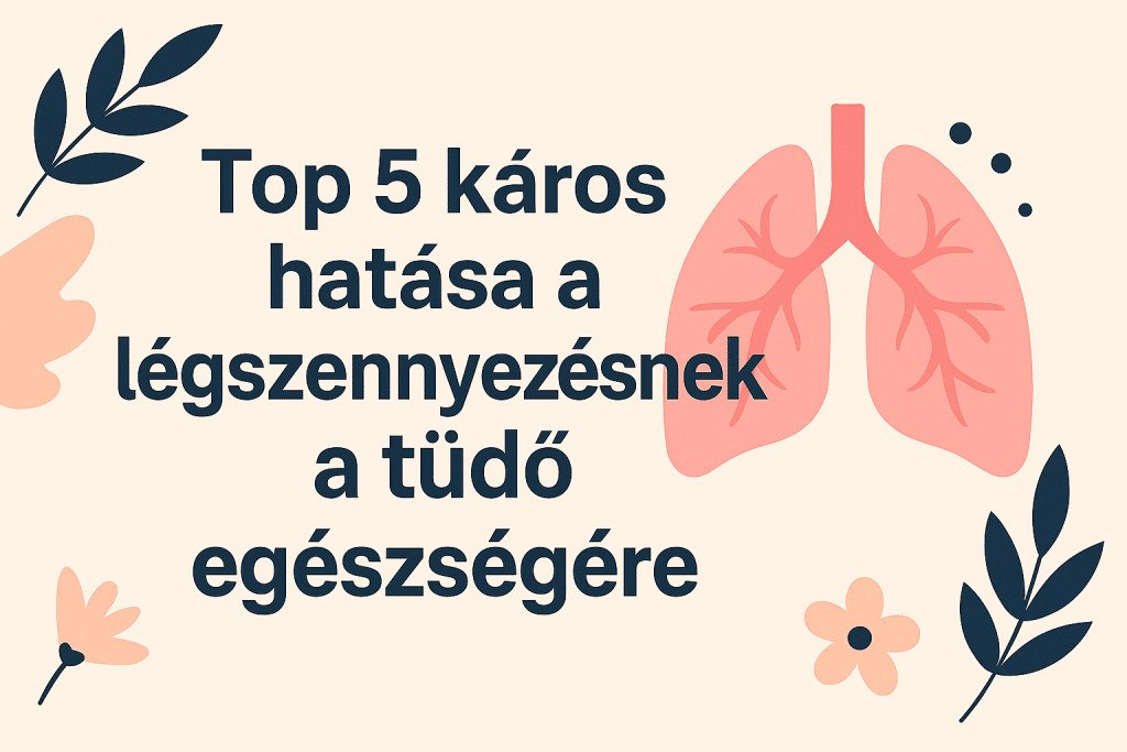 A légszennyezés 5 legkárosabb hatása a tüdőre
